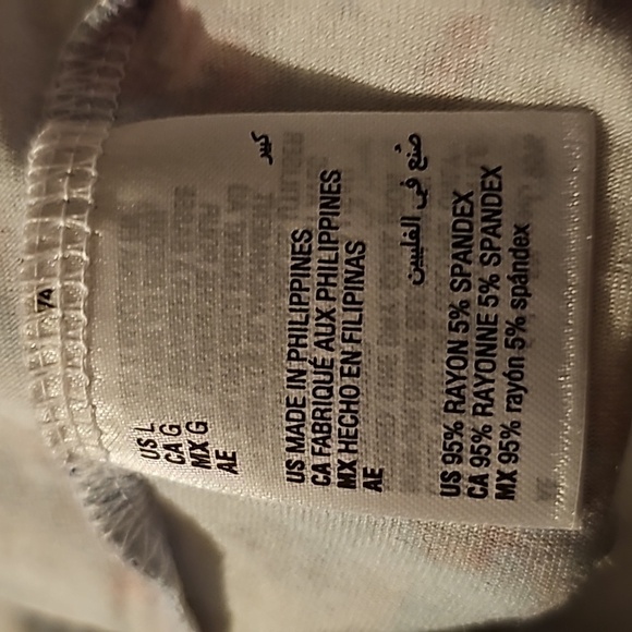 NWT JM Collection Tye-Dye Open Shoulder Women Top SZ L - Picture 5 of 5